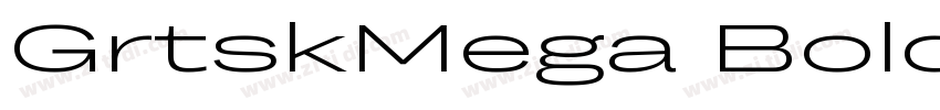 GrtskMega Bold字体转换
